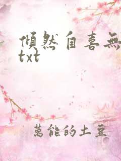 倾然自喜无删减txt