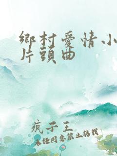 乡村爱情小夜曲片头曲