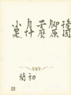 小月子脚后跟疼是什么原因引起的