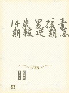 14岁男孩青春期叛逆期怎么办