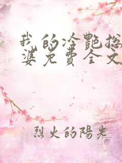 我的冷艳总裁老婆免费全文阅读
