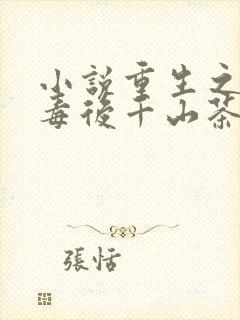小说重生之将门毒后千山茶客正版