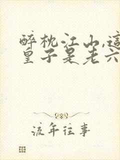 醉枕江山,这个皇子是老六完整版免费阅读
