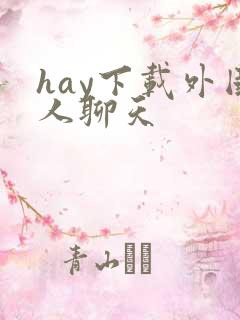 hay下载外国人聊天