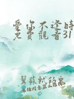 爱你不逢时短剧免费观看31集播放