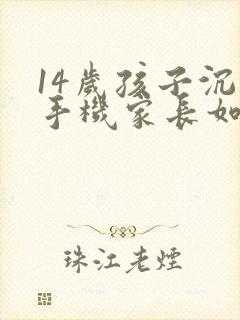 14岁孩子沉迷手机家长如何引导