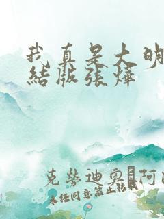 我真是大明星完结版张烨
