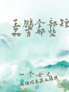 王鹏全部短剧作品有哪些