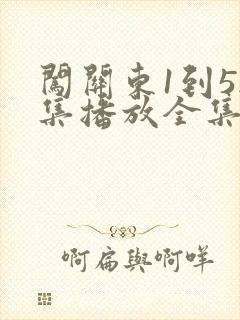 闯关东1到52集播放全集