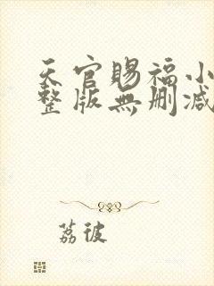 天官赐福小说完整版无删减正版