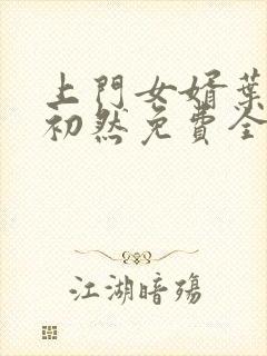 上门女婿叶辰萧初然免费全集