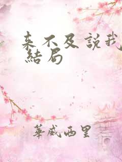 来不及说我爱你 结局