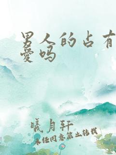 男人的占有欲是爱吗
