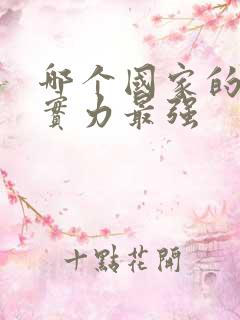 哪个国家的军事实力最强
