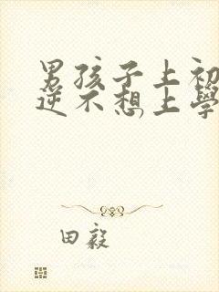 男孩子上初中叛逆不想上学怎么办