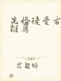 先婚后爱古言文推荐