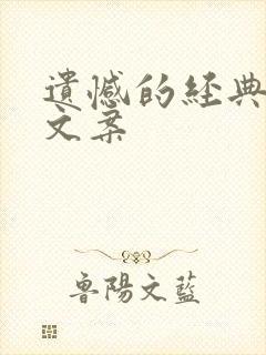 遗憾的经典句子文案