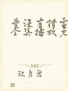 爱没有错电视剧全集播放免费