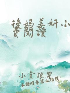 后妈姜妍小说免费阅读