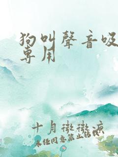 狗叫声音吸引狗专用