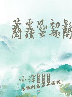 萧云凰初影免费阅读笔趣阁