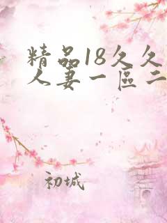 精品18久久久人妻一区二区