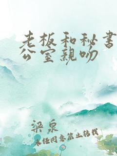 老板和秘书在办公室亲吻