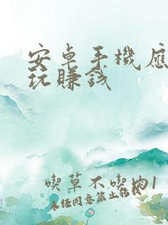 安卓手机应用试玩赚钱