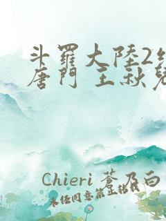 斗罗大陆2绝世唐门 王秋儿