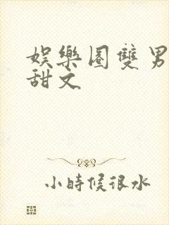 娱乐圈双男主文甜文
