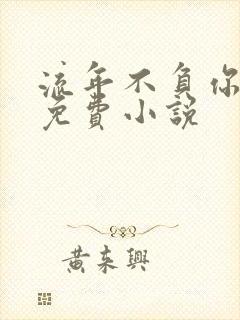 流年不负你情深免费小说