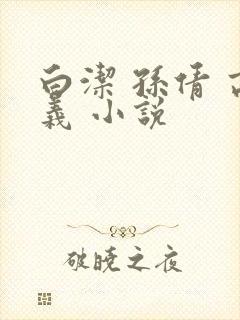 白洁 孙倩 高义 小说
