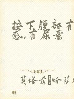 按下腹部有疼痛感,有尿意