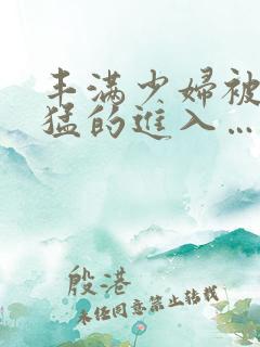 丰满少妇被粗大猛的进入…