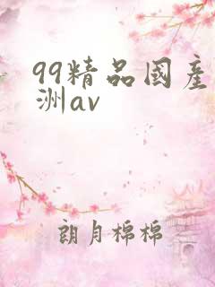 99精品国产亚洲av