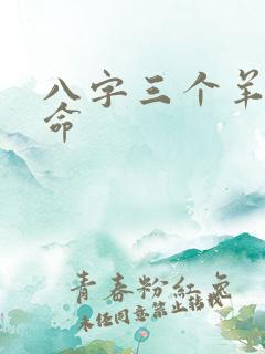 八字三个羊刃男命