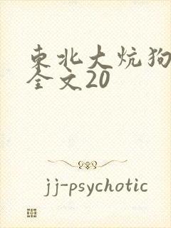 东北大炕狗儿娘全文20