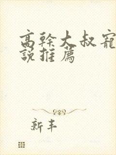 高干大叔宠文小说推荐