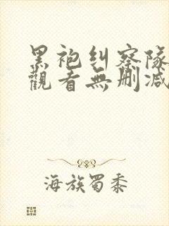 黑袍纠察队在线观看无删减