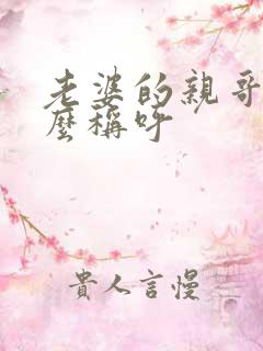 老婆的亲哥哥怎么称呼
