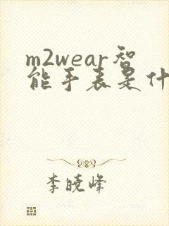 m2wear智能手表是什么牌子