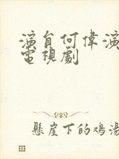 演员何伟演过的电视剧