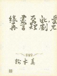 缘尽至此,爱不再言短剧免费