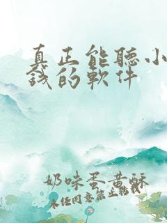 真正能听小说赚钱的软件
