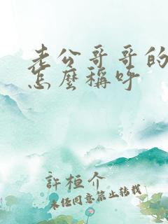 老公哥哥的老婆怎么称呼