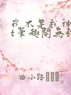 我不是戏神txt笔趣阁无弹窗