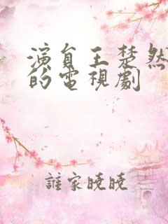 演员王楚然演过的电视剧