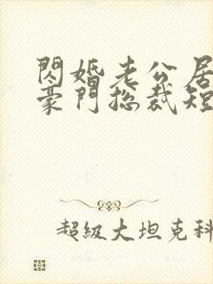 闪婚老公居然是豪门总裁短剧