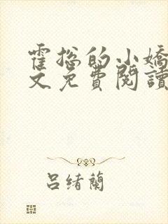 霍总的小娇妻全文免费阅读