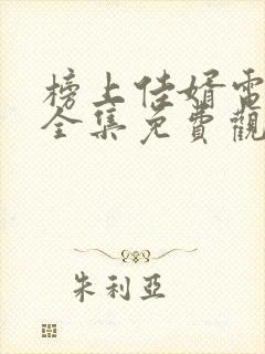 榜上佳婿电视剧全集免费观看高清最新